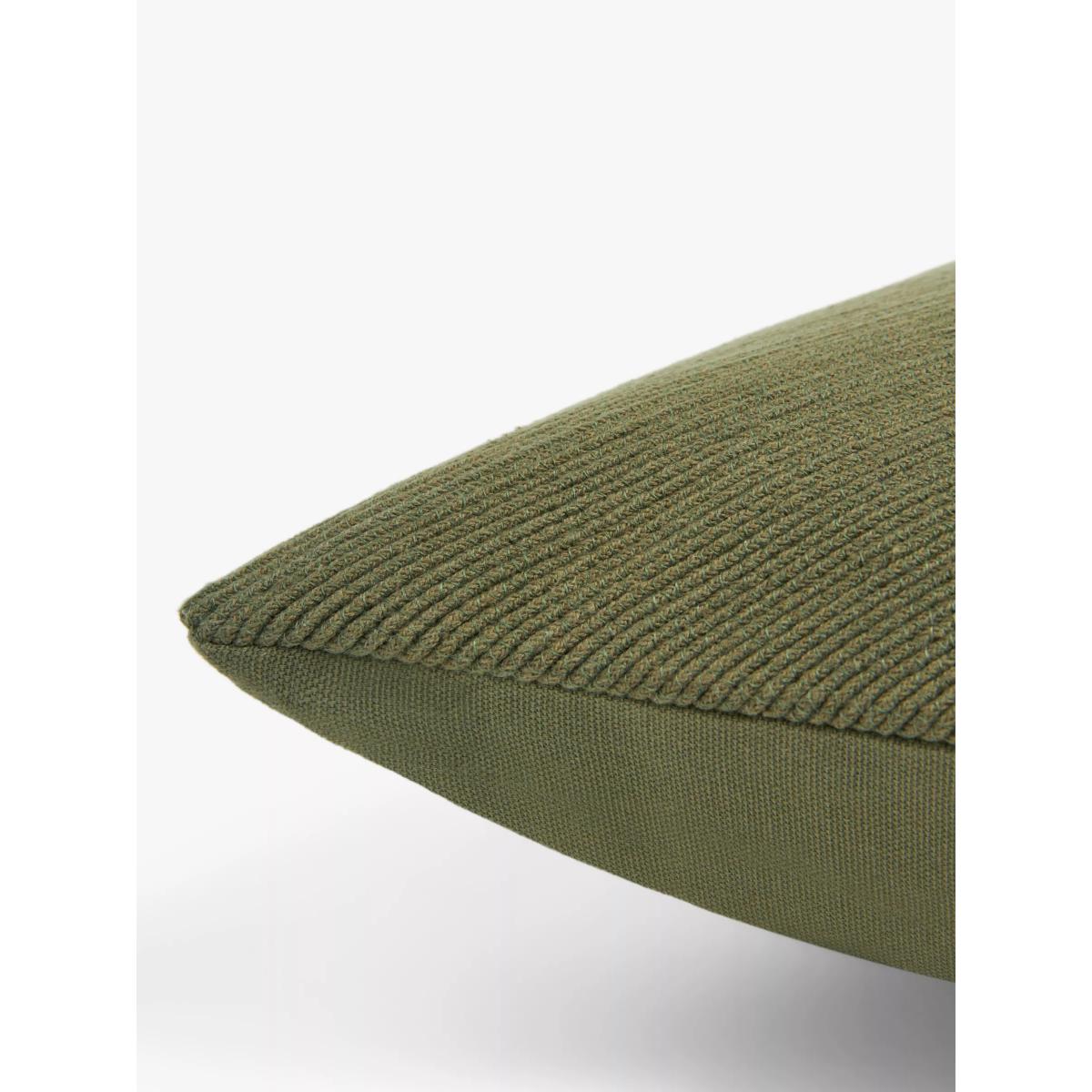 John Lewis Corded Rectangular Cushion, Avocado – image 3