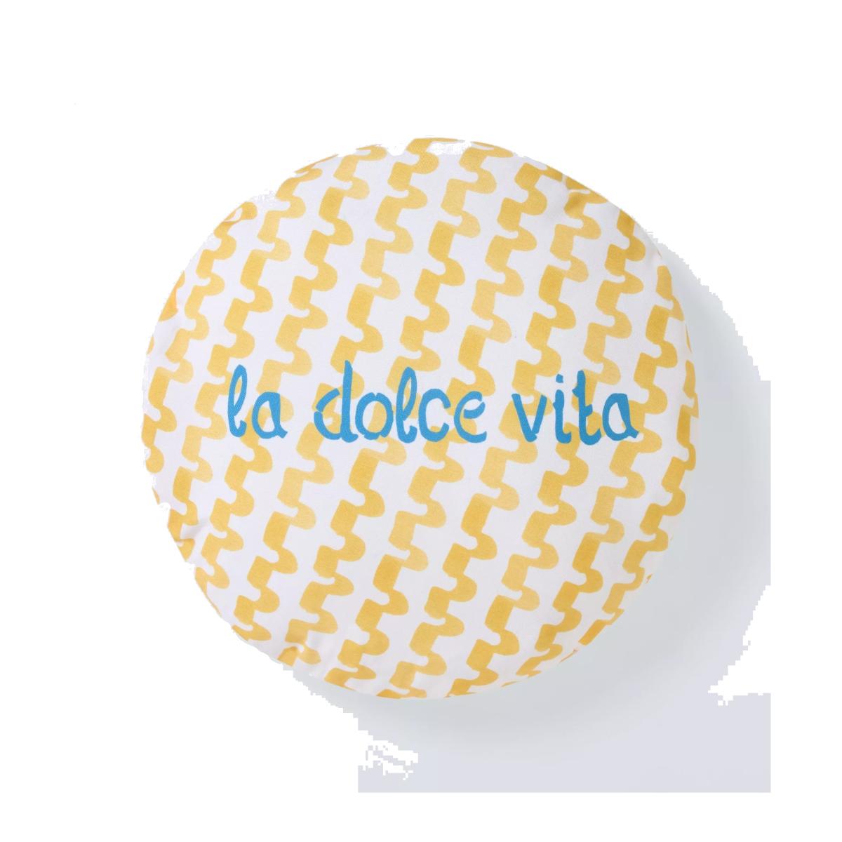 John Lewis Dolce Vita Round Cushion, Mimosa – image 1