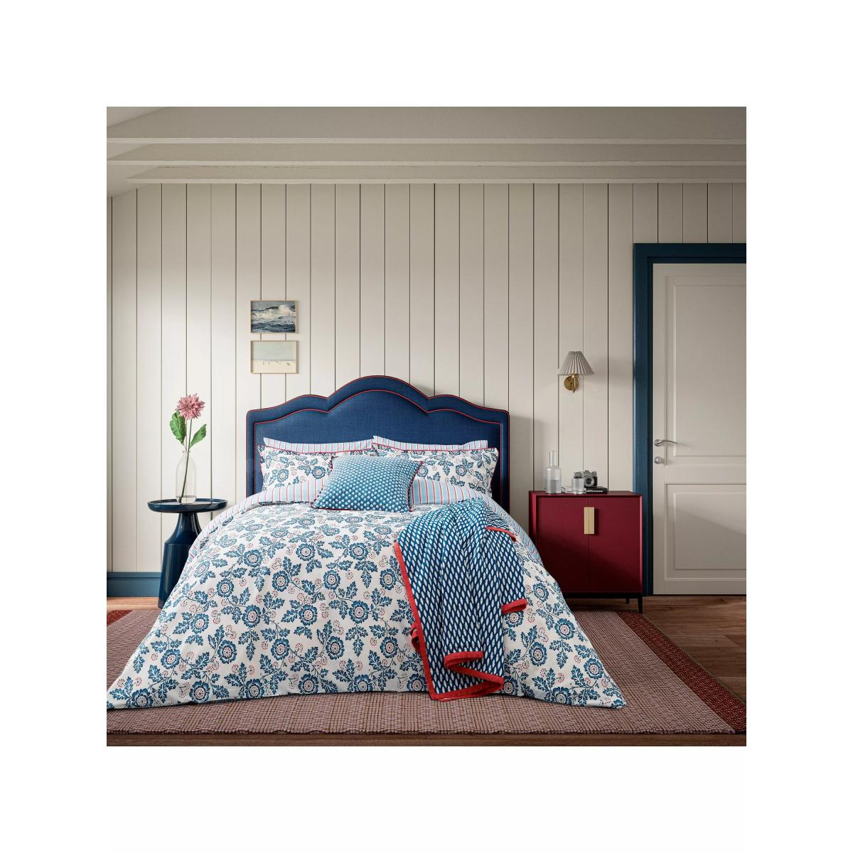 Land & Shore River Cushion, Blue/Multi – image 3