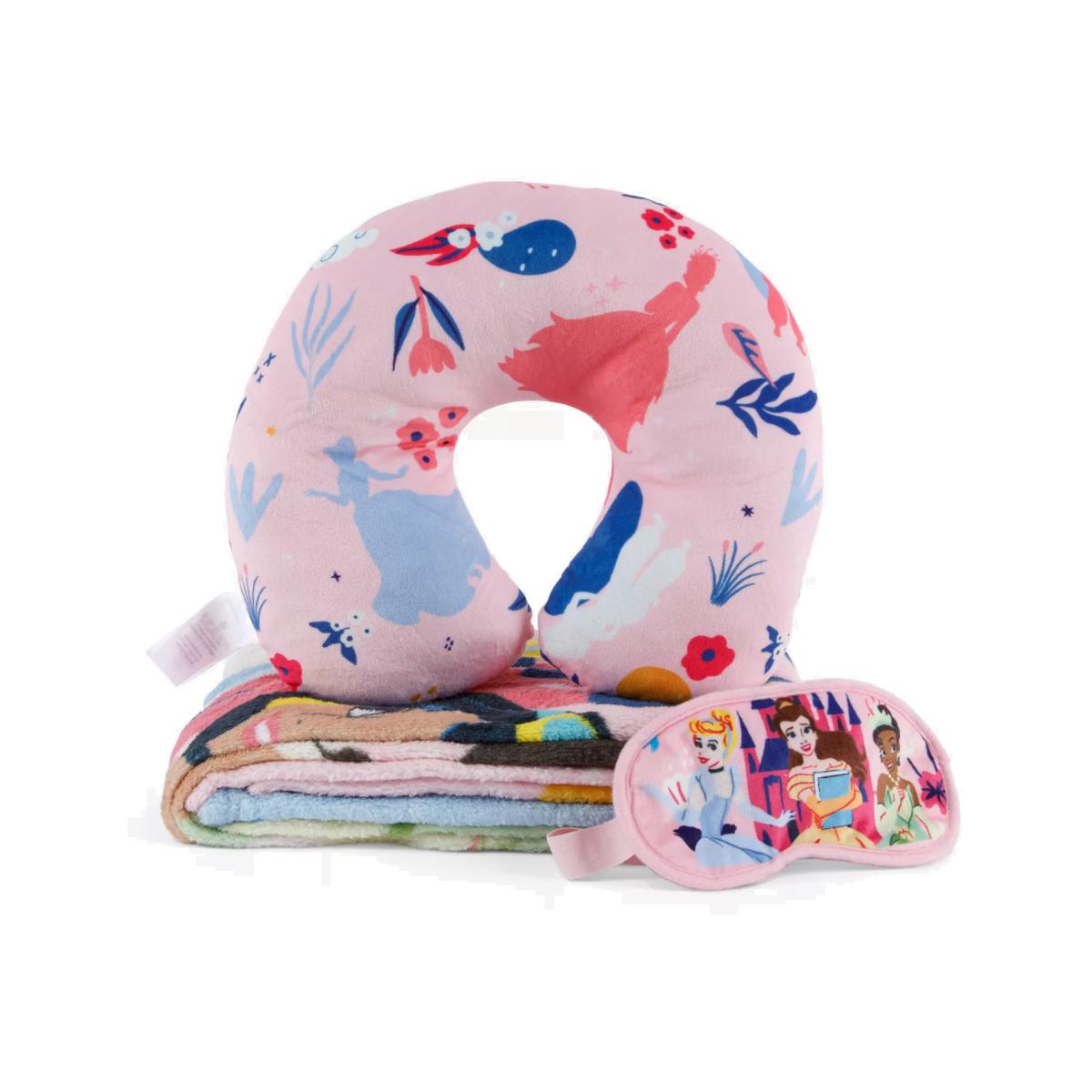 Disney Princess Travel Eye Mask, Blanket & Neck Cushion Sleep Set – image 1