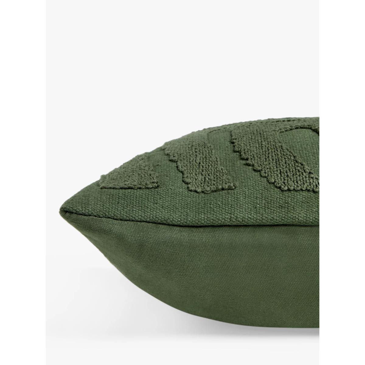 John Lewis Totemic Cushion, Green – image 3