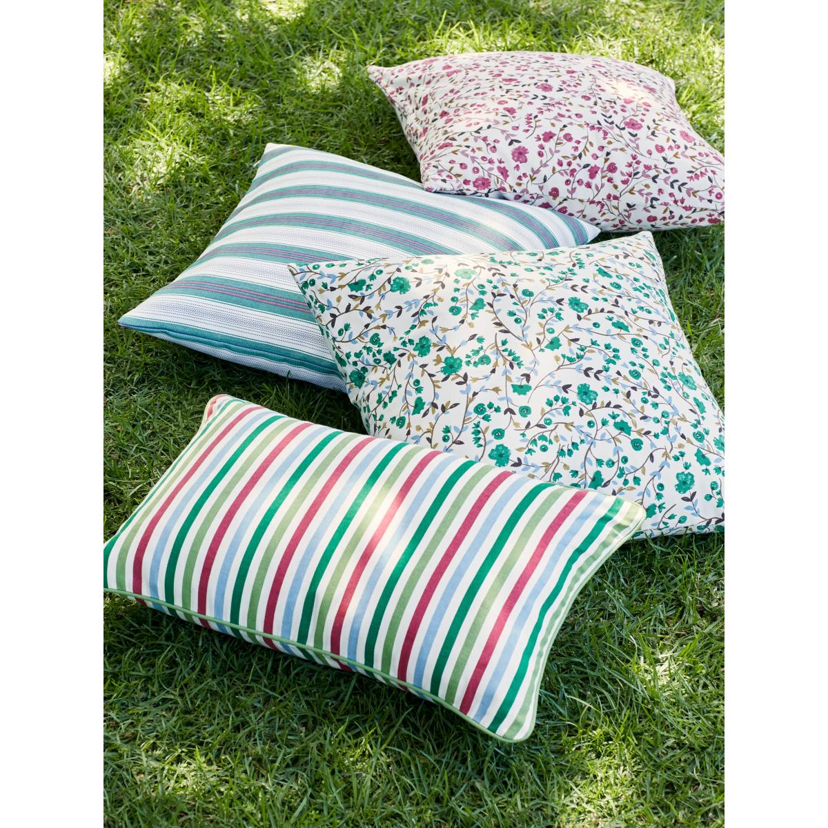 John Lewis New Country Stripe Outdoor Cushion, Multi – image 2