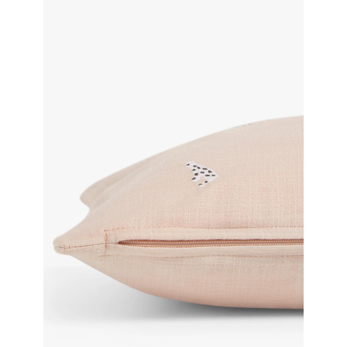 ANYDAY John Lewis & Partners Cheetah Cushion, Plaster Pink – image 2