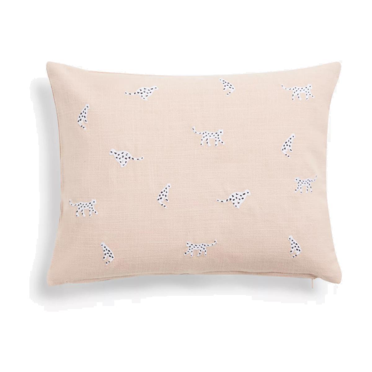 ANYDAY John Lewis & Partners Cheetah Cushion, Plaster Pink – image 1