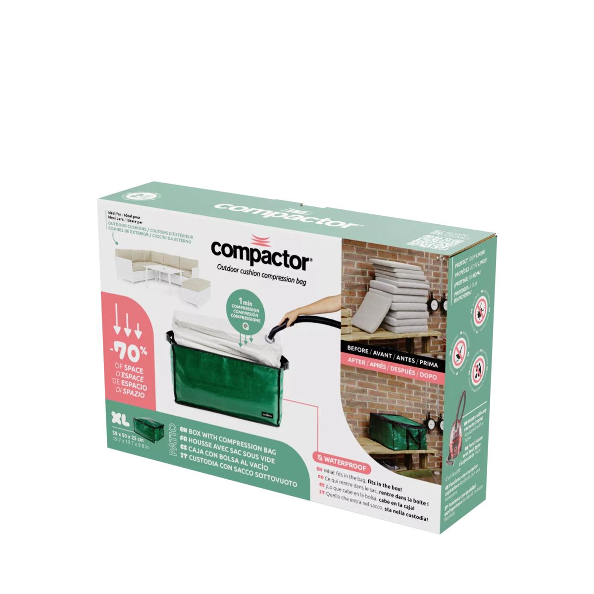 Compactor Outdoor Cushion Compression Bag, XL, Dark Green – image 9