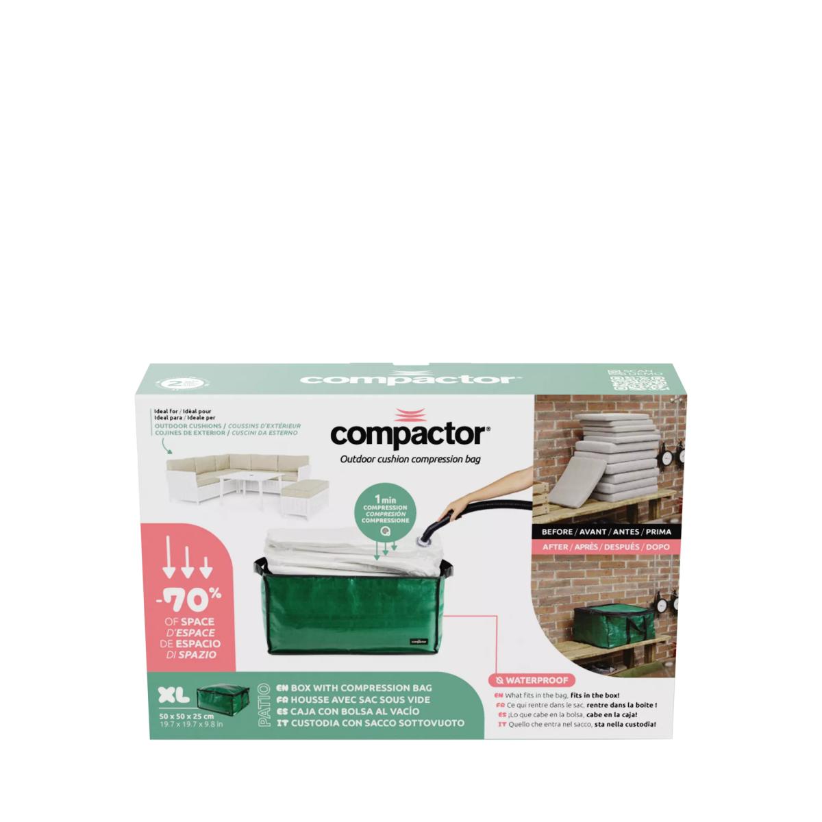 Compactor Outdoor Cushion Compression Bag, XL, Dark Green – image 10