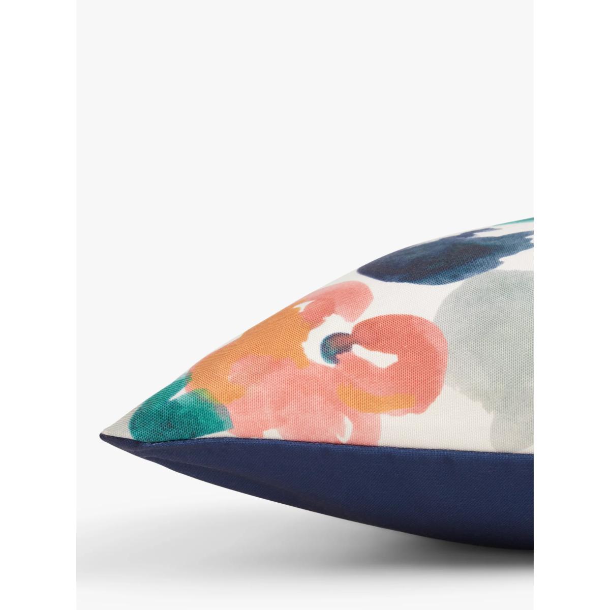 John Lewis Ink Floral Indoor/Outdoor Cushion, Multi – image 3