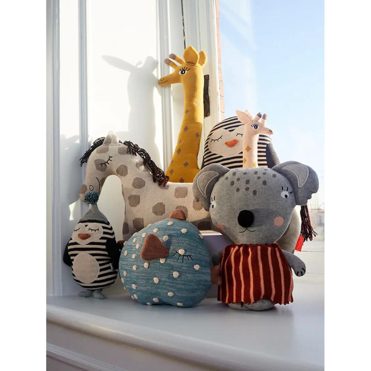 OYOY MINI Noah the Giraffe Cushion, Yellow – image 3