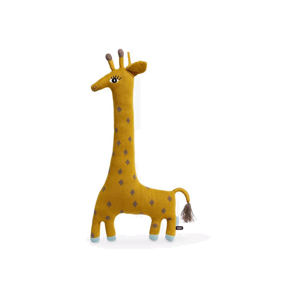OYOY MINI Noah the Giraffe Cushion, Yellow – image 1