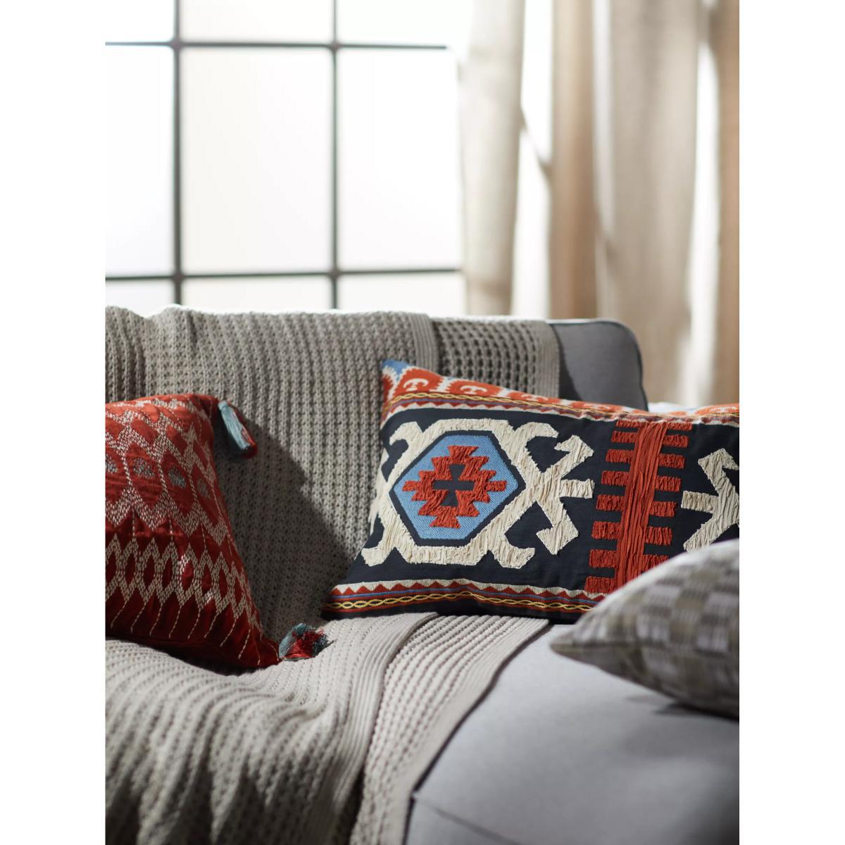 John Lewis & Partners Spliced Weave Cushion – image 3