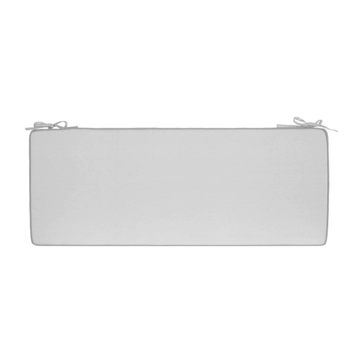 John Lewis & Partners Mix 'N' Match Plain Bench Pad, Grey – image 1