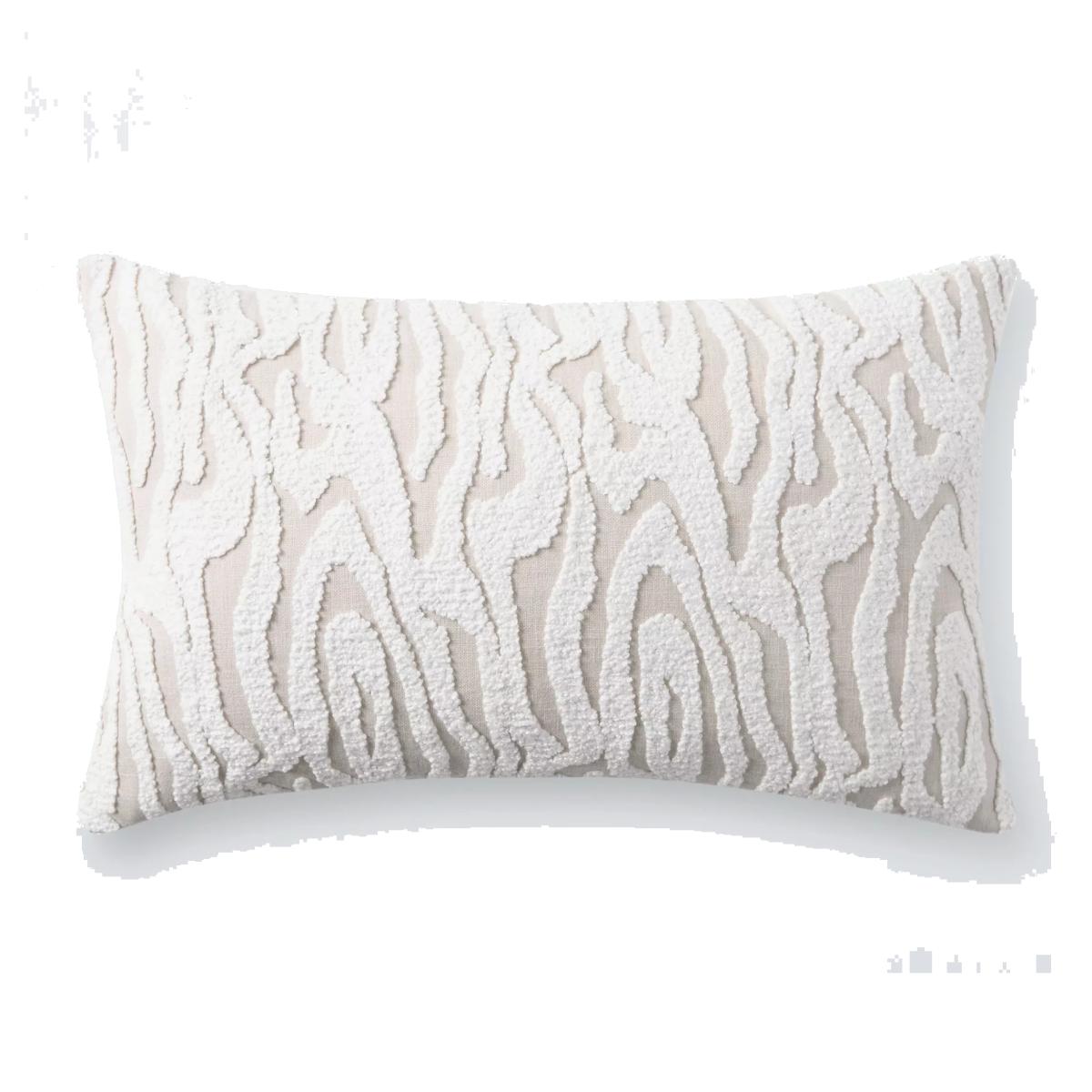 Harlequin x Henry Holland Marble Wave Cushion, Porcelain – image 1
