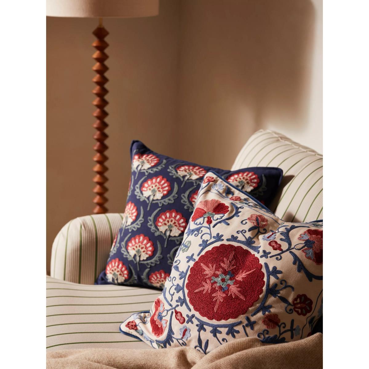 John Lewis Suzani Floral Cushion – image 3