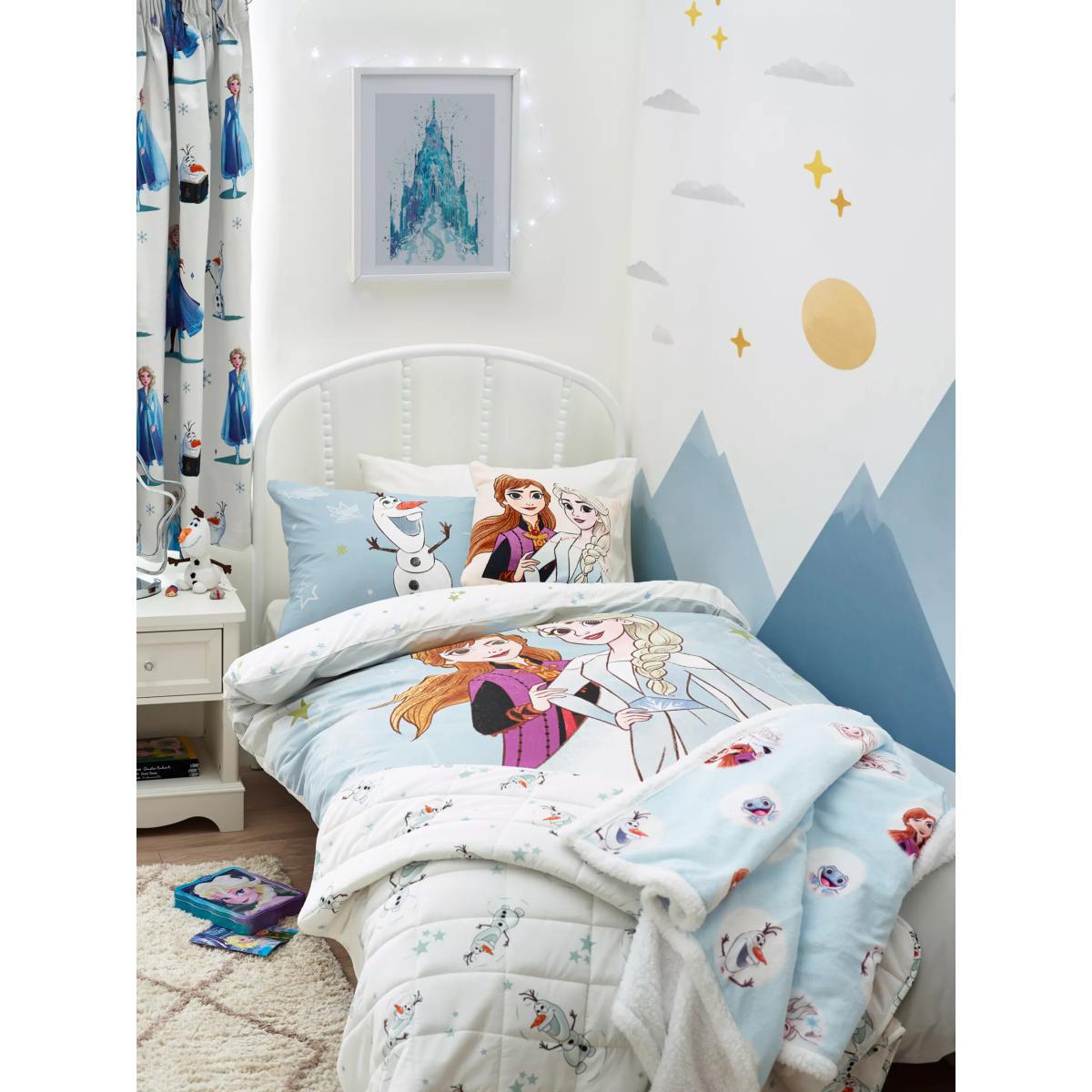 Disney Frozen Anna & Elsa Embroidered Cushion – image 2