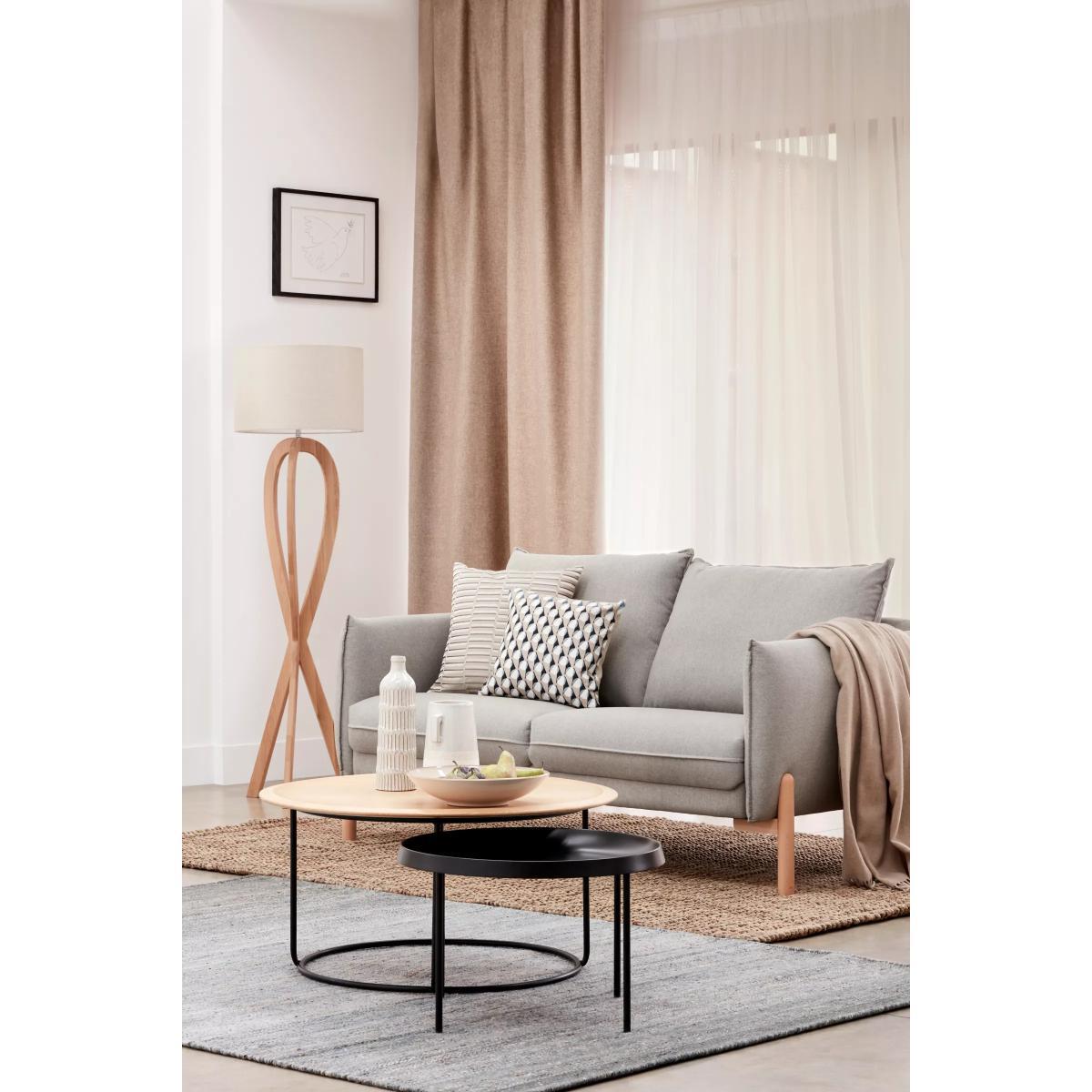 John Lewis & Partners Eave Embroidery Cushion, Navy / Grey – image 5