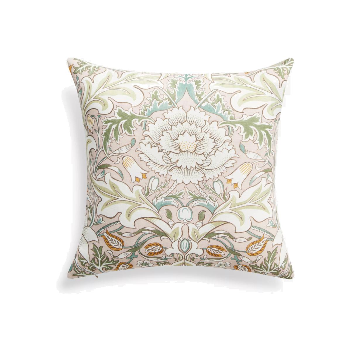 Morris & Co. Severne Cushion, Cochineal/Willow – image 1