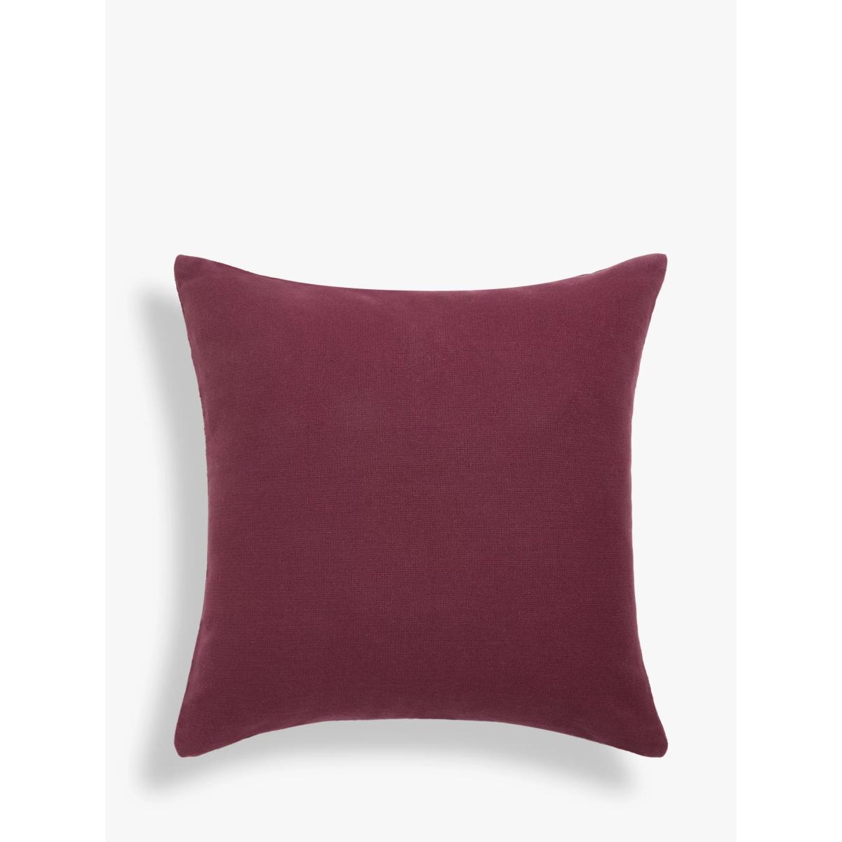 John Lewis Segment Cushion, Damson – image 2