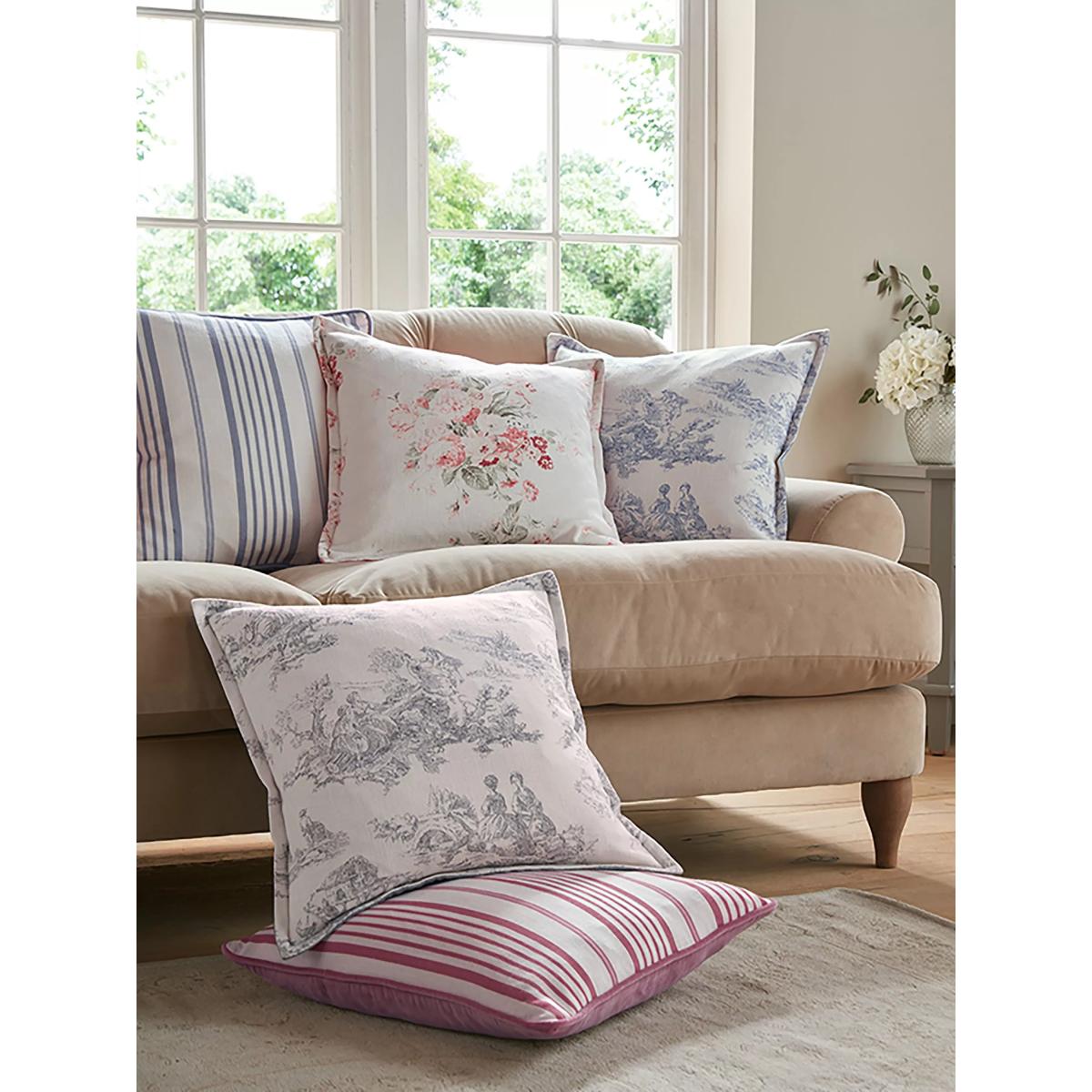 Cabbages & Roses Jolly Stripe Cushion – image 3