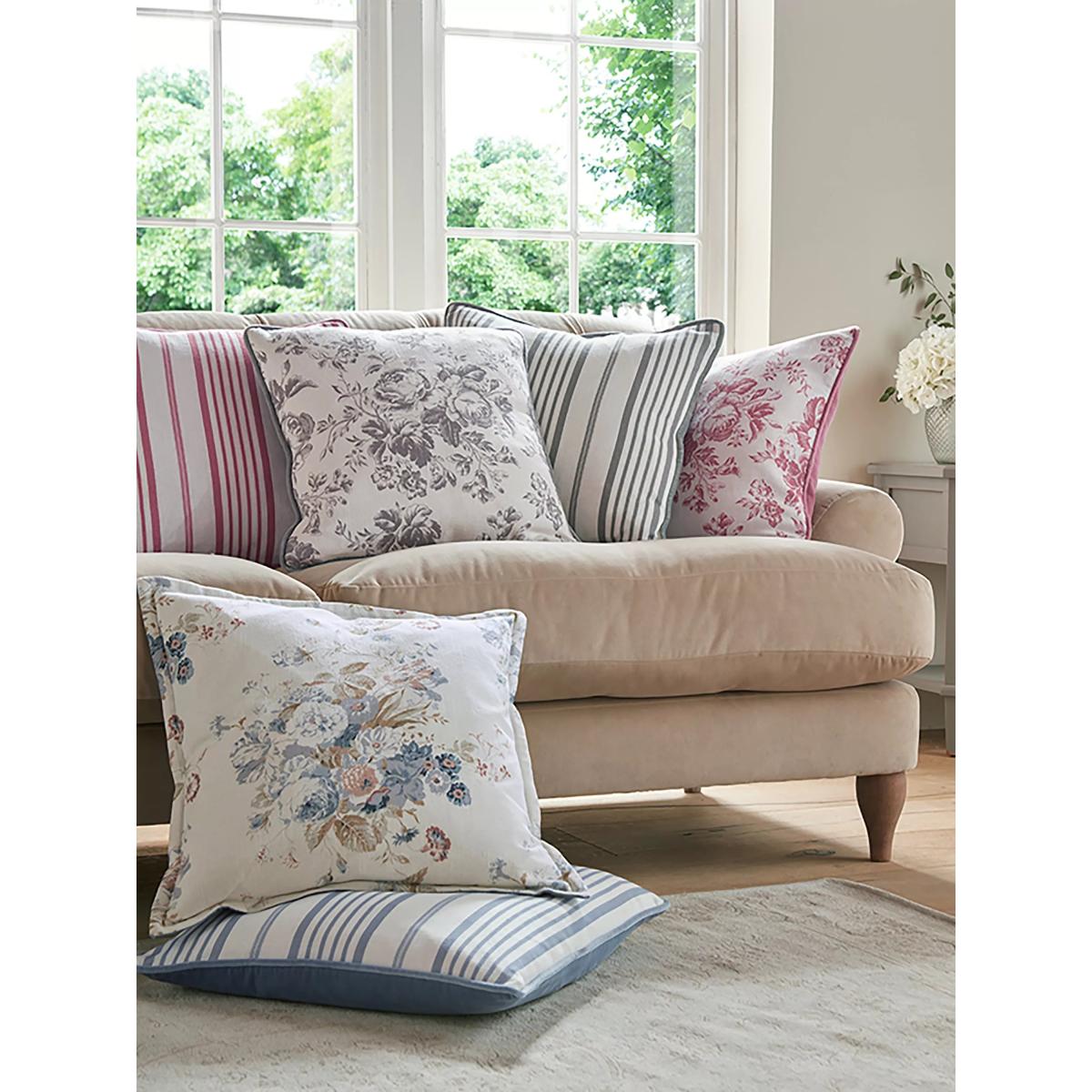 Cabbages & Roses Jolly Stripe Cushion – image 4