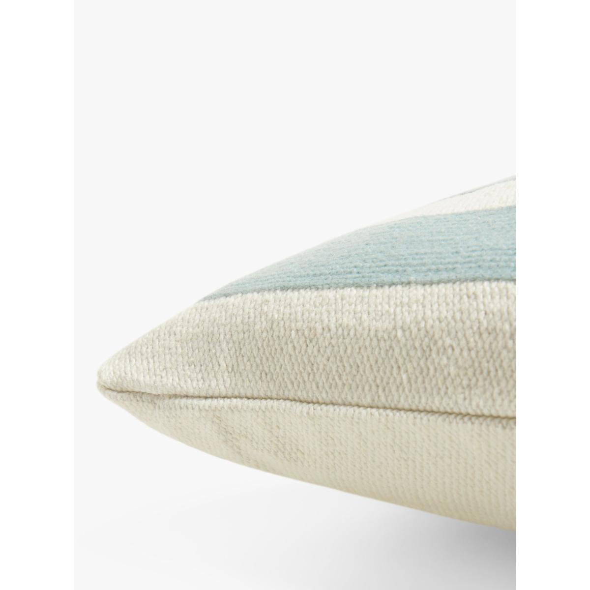 John Lewis Block Stripe Rectangular Cushion, Slate – image 3