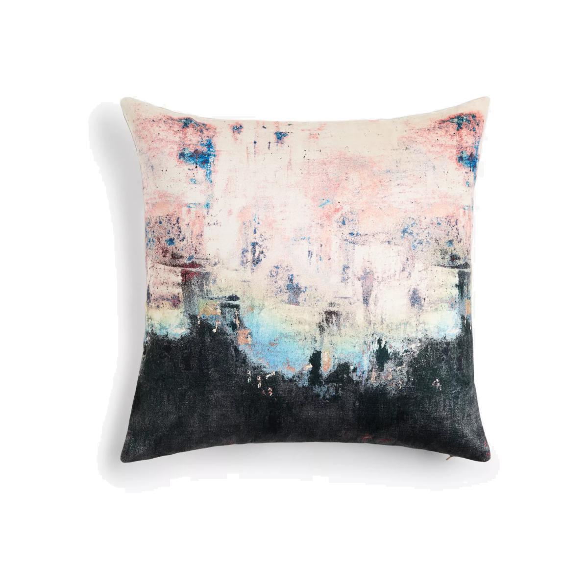 John Lewis & Partners Alba Abstract Cushion, Steel – image 1