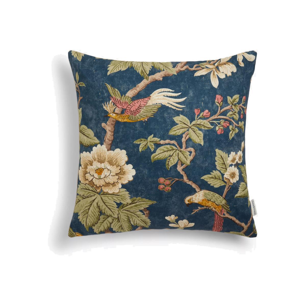 Sanderson National Trust Lophura Cushion, Navy – image 1