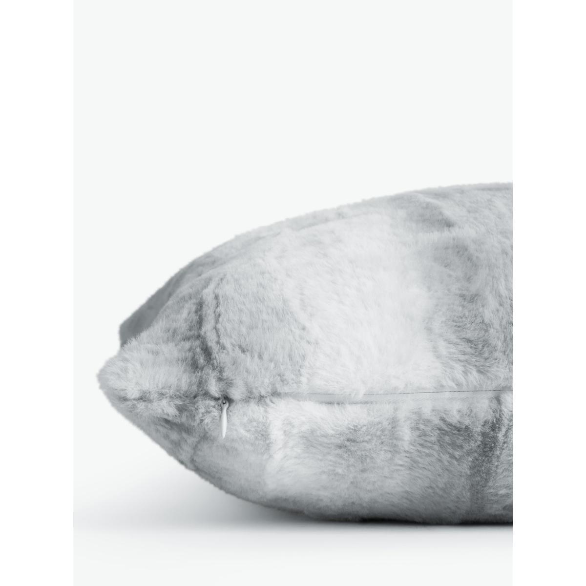 ANYDAY John Lewis & Partners Faux Animal Cushion, Grey – image 2