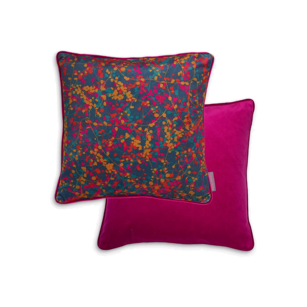 Clarissa Hulse Maidenhair Cushion, Navy – image 1