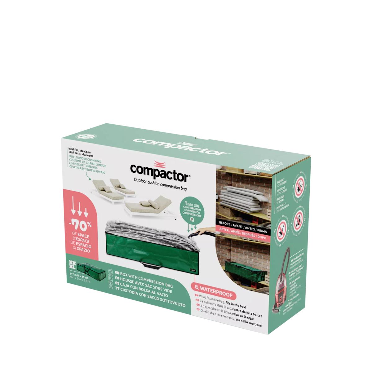 Compactor Outdoor Cushion Compression Bag, XXXL, Dark Green – image 9