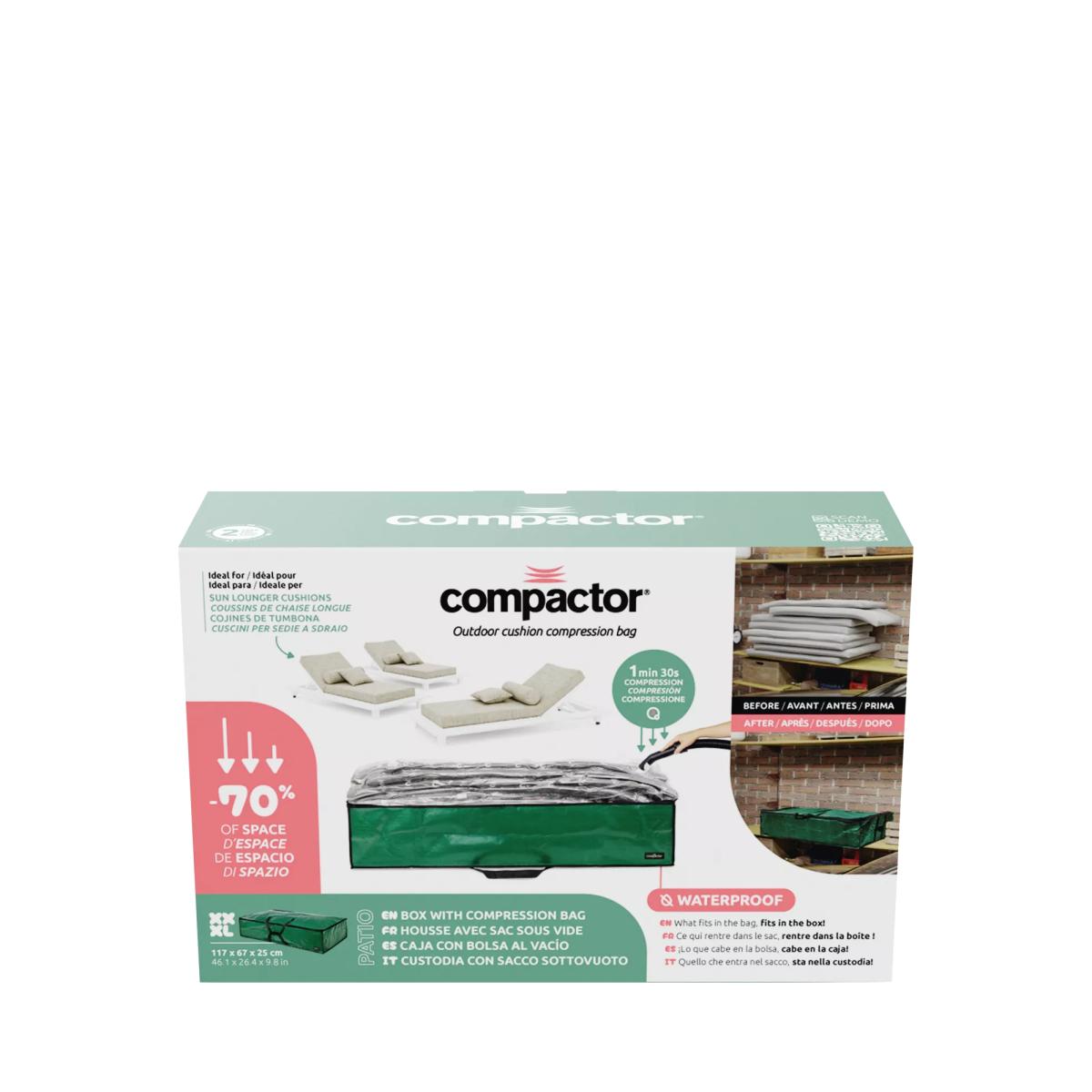 Compactor Outdoor Cushion Compression Bag, XXXL, Dark Green – image 10