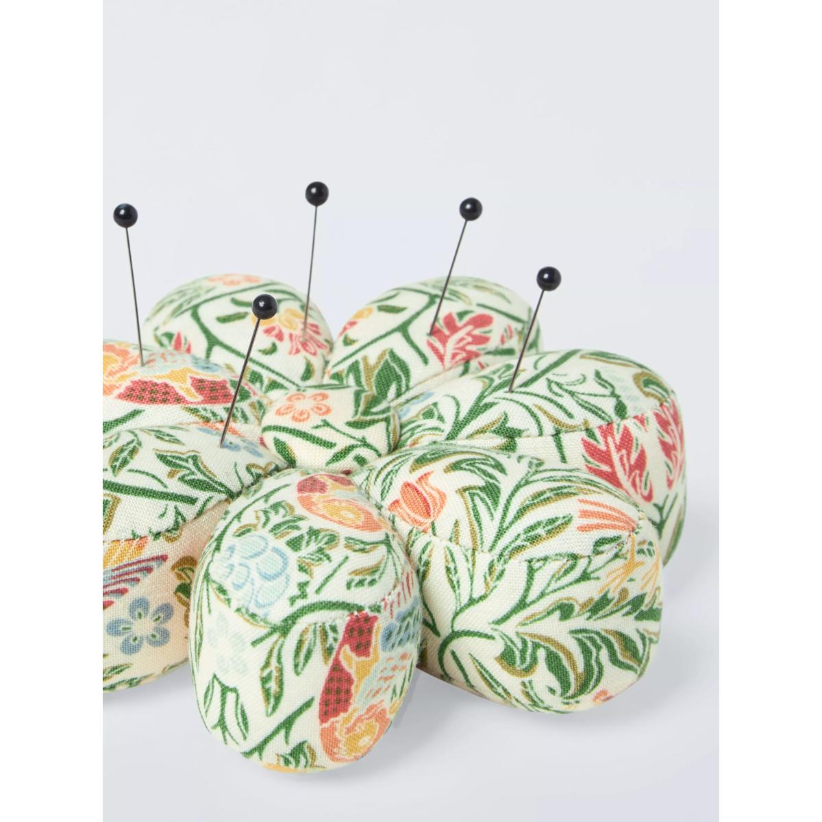 John Lewis William Morris Emery Walker's House Flower Pincushion, Green – image 2