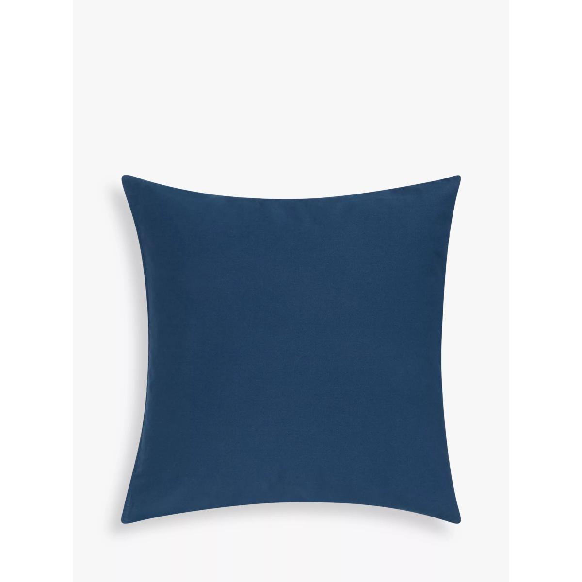 John Lewis Diagonal Check Indoor/Outdoor Cushion, Avocado – image 2