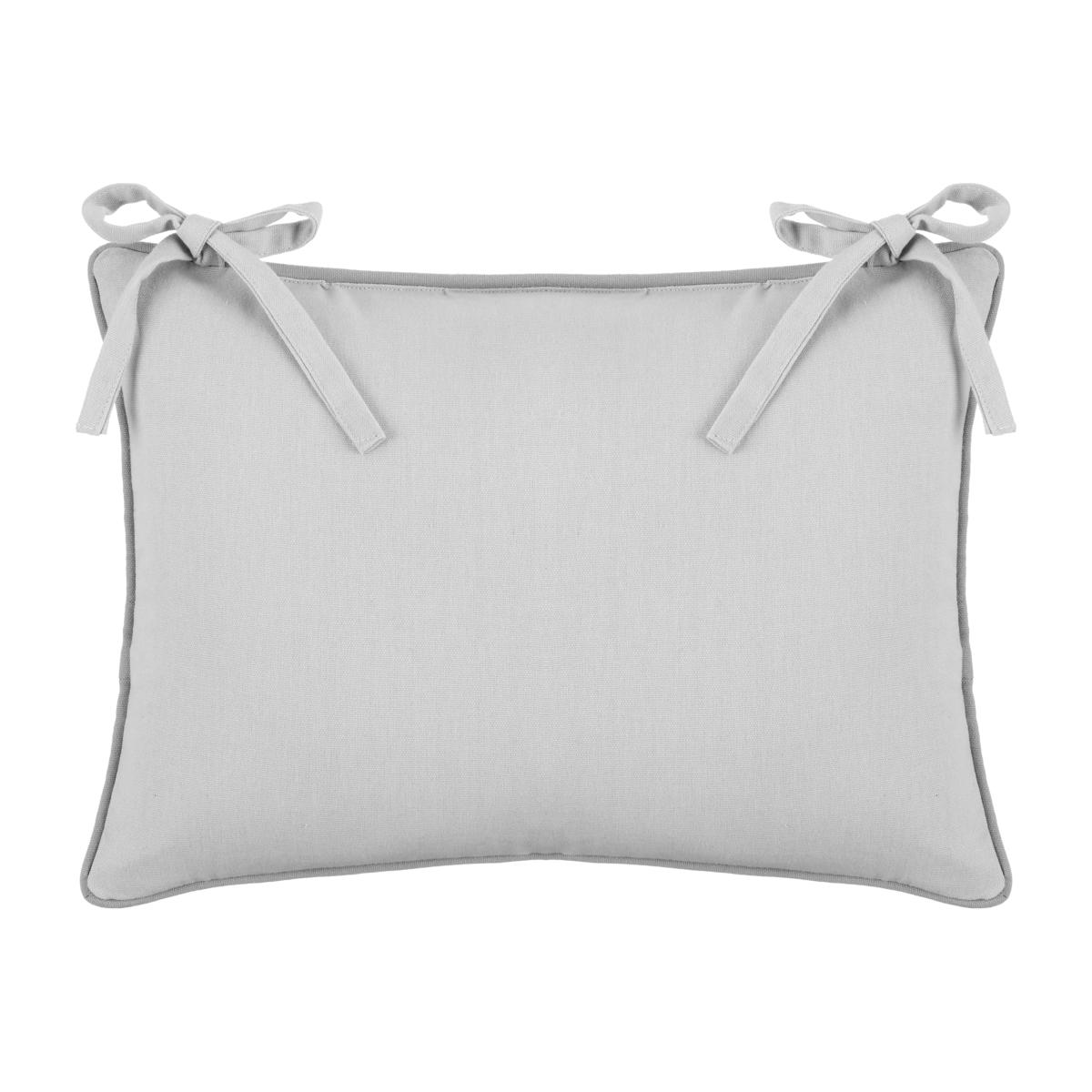 John Lewis & Partners Mix 'N' Match Plain Seat Pads, Set of 2, Grey – image 1