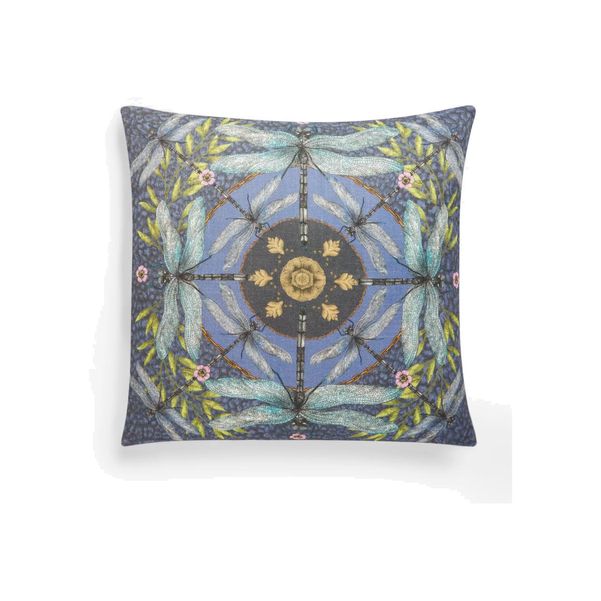 John Lewis + Matthew Williamson Dragonfly Cushion, Blue – image 1