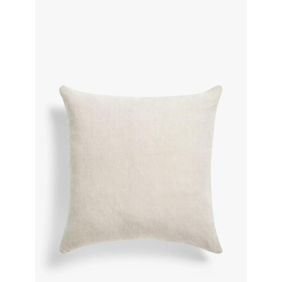 John Lewis & Partners Chevron Cushion, Natural – image 2