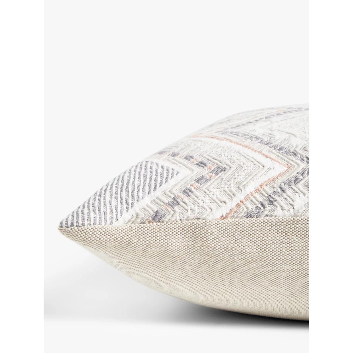 John Lewis & Partners Chevron Cushion, Natural – image 3