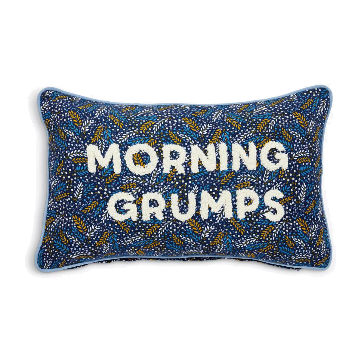 Scion Morning Grumps Cushion, Blue – image 1