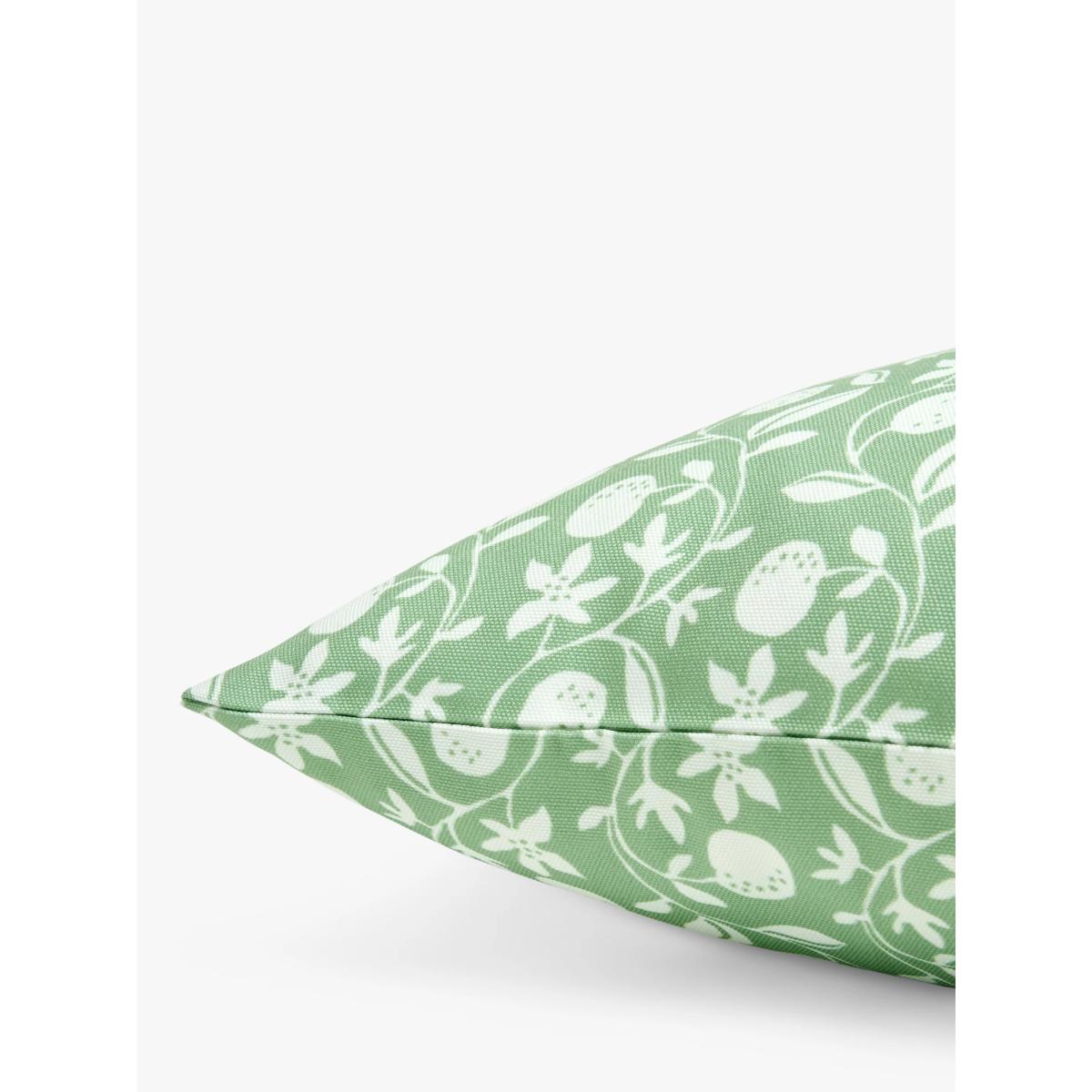 John Lewis Trailing Stem Indoor/Outdoor Cushion, Green – image 2