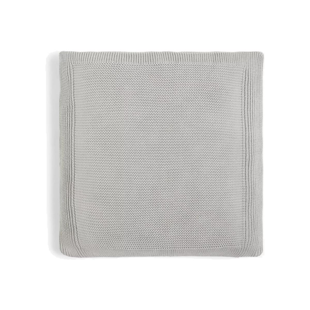 ANYDAY John Lewis & Partners Rye Knit Cushion, Light Grey