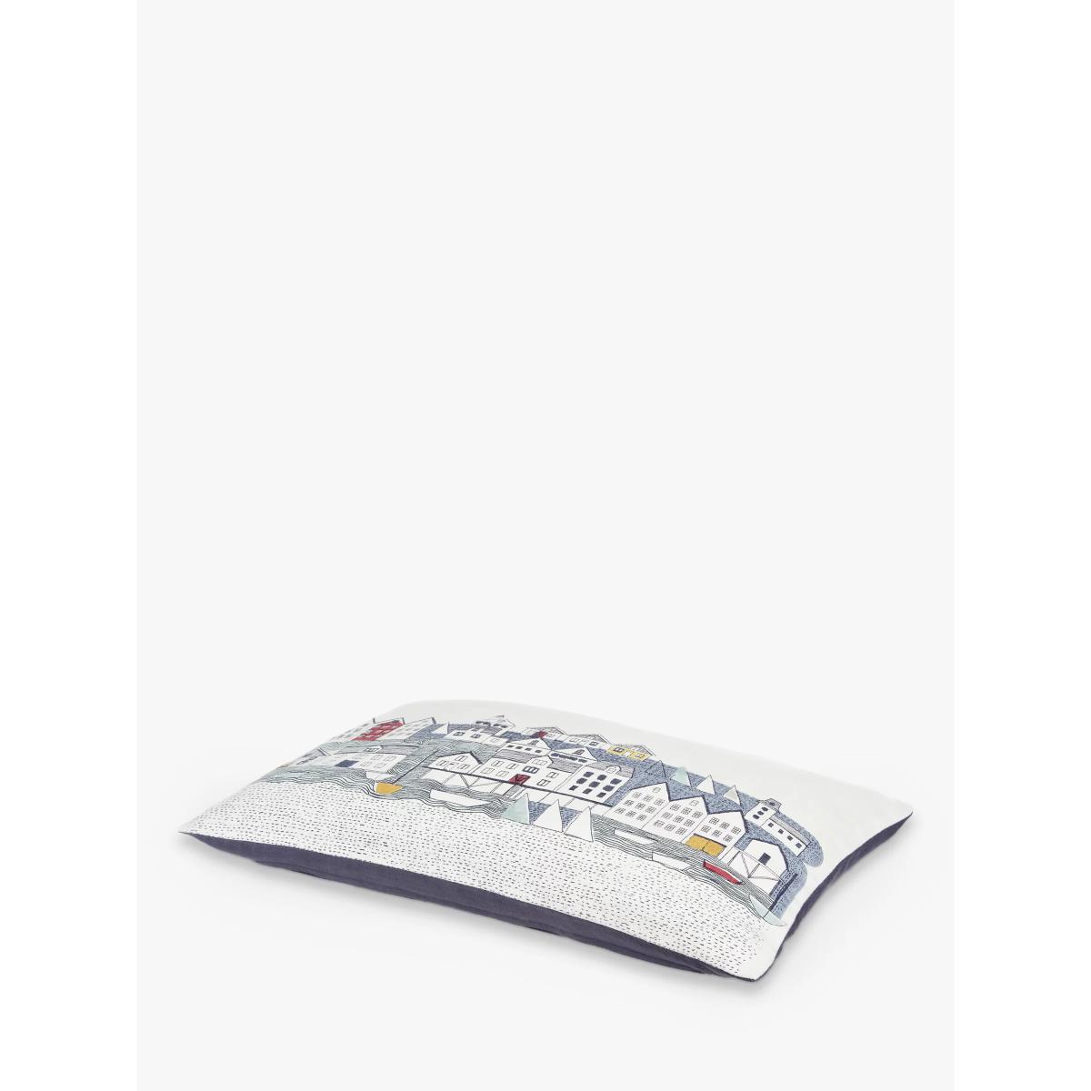John Lewis & Partners Nordic Houses Cushion, Blue / Multi – image 2