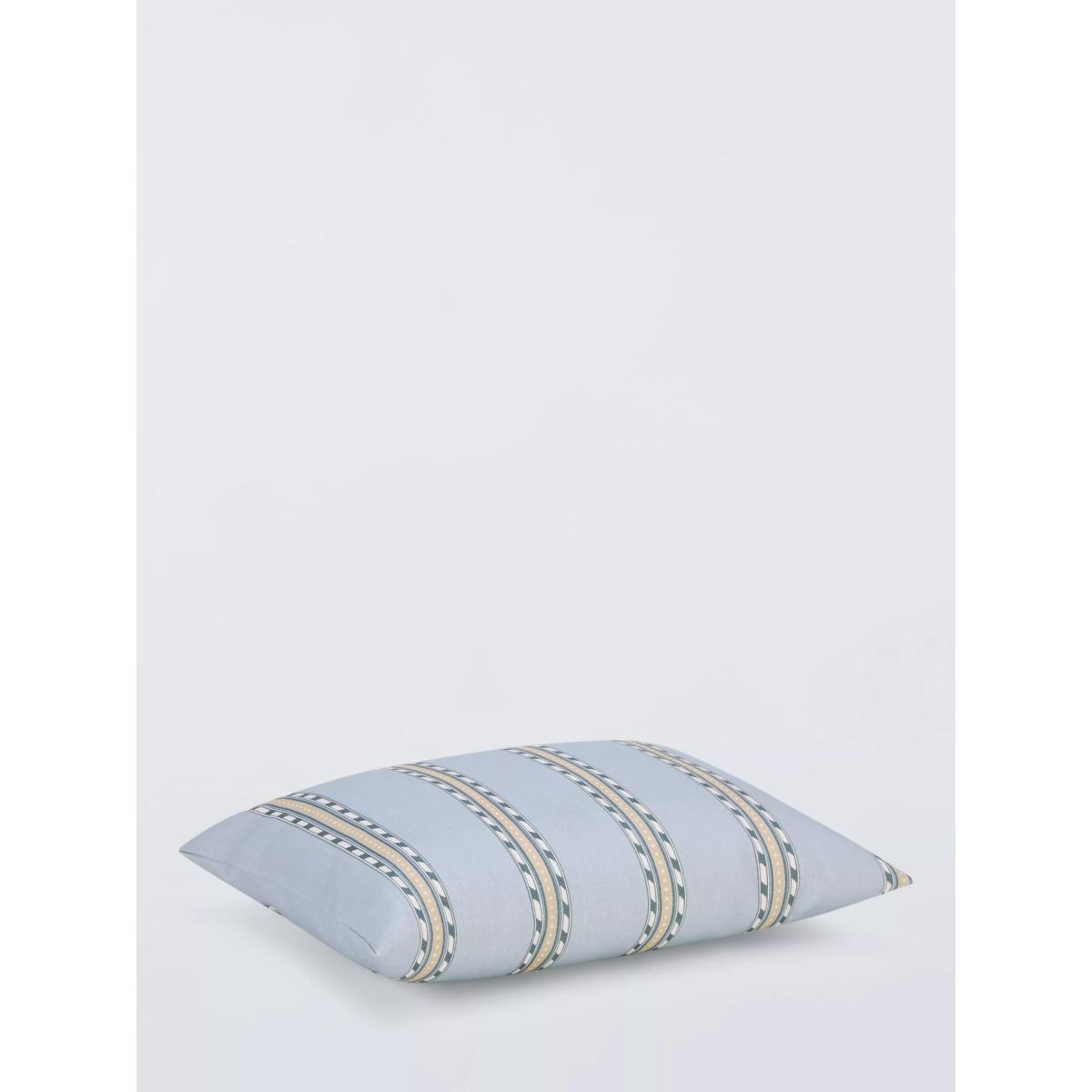 Morris & Co. Holland Park Stripe Indoor/Outdoor Cushion, Blue – image 2