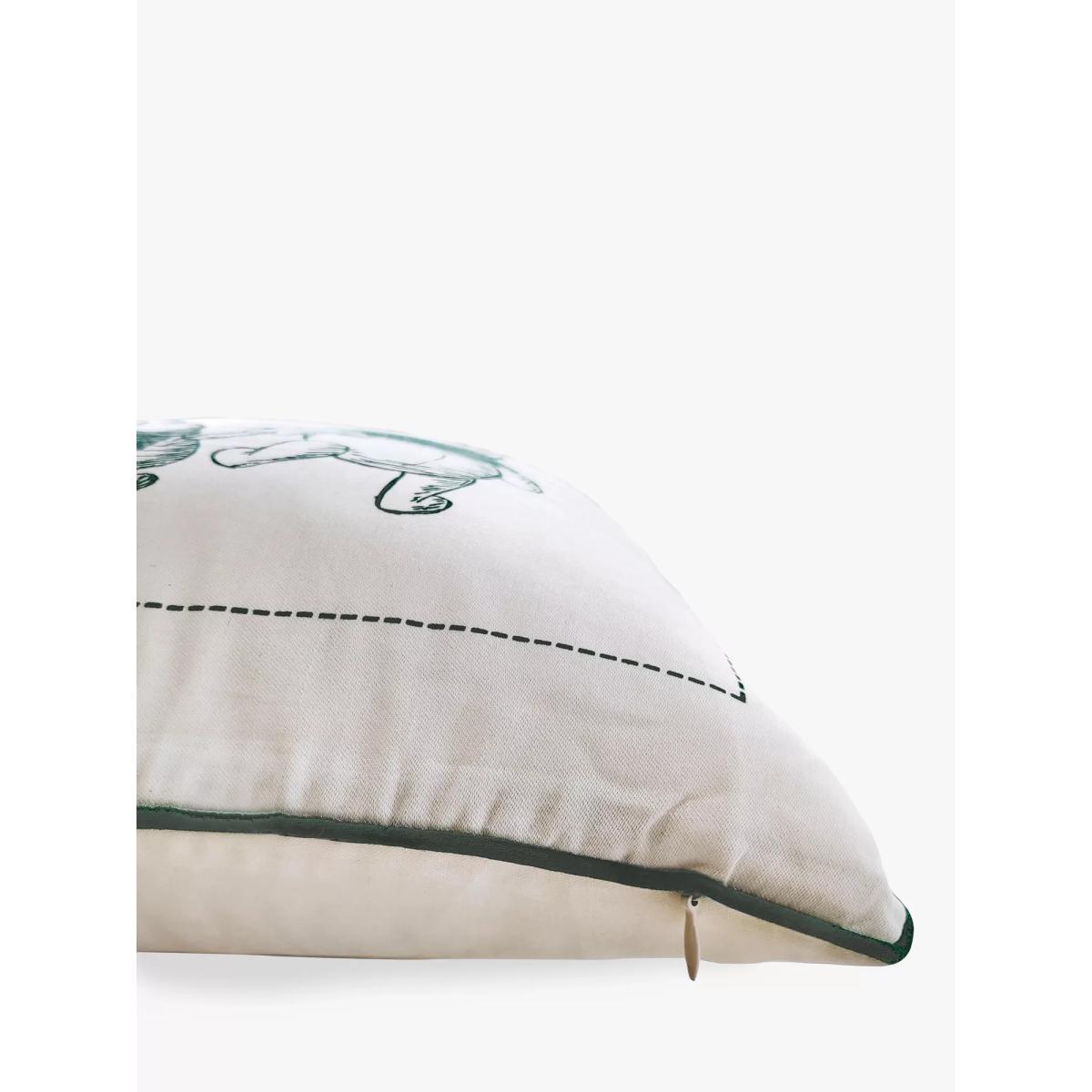 Disney Winnie The Pooh Forest Green Cushion, White/Green – image 3