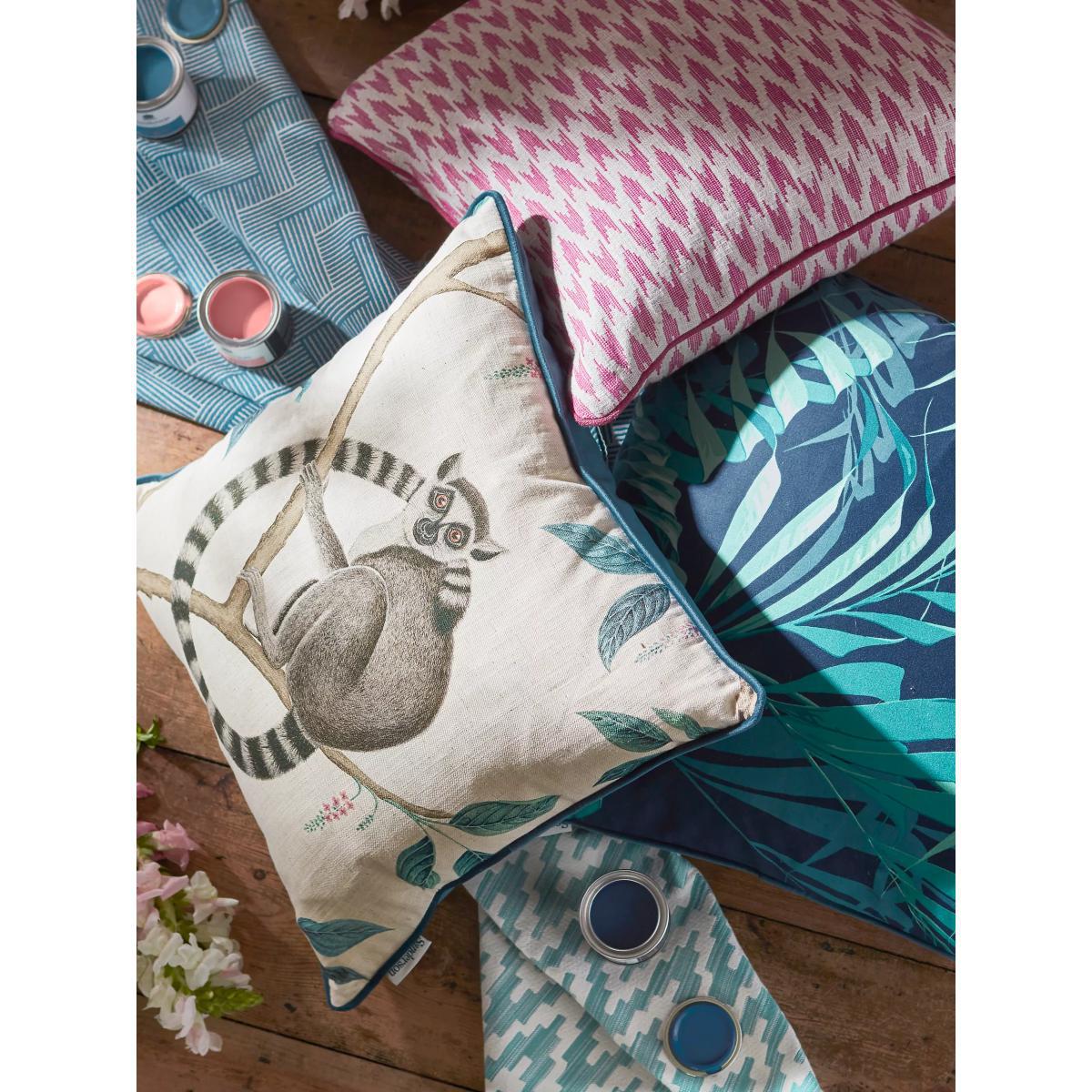 Sanderson Lemur Cushion, Blue – image 3