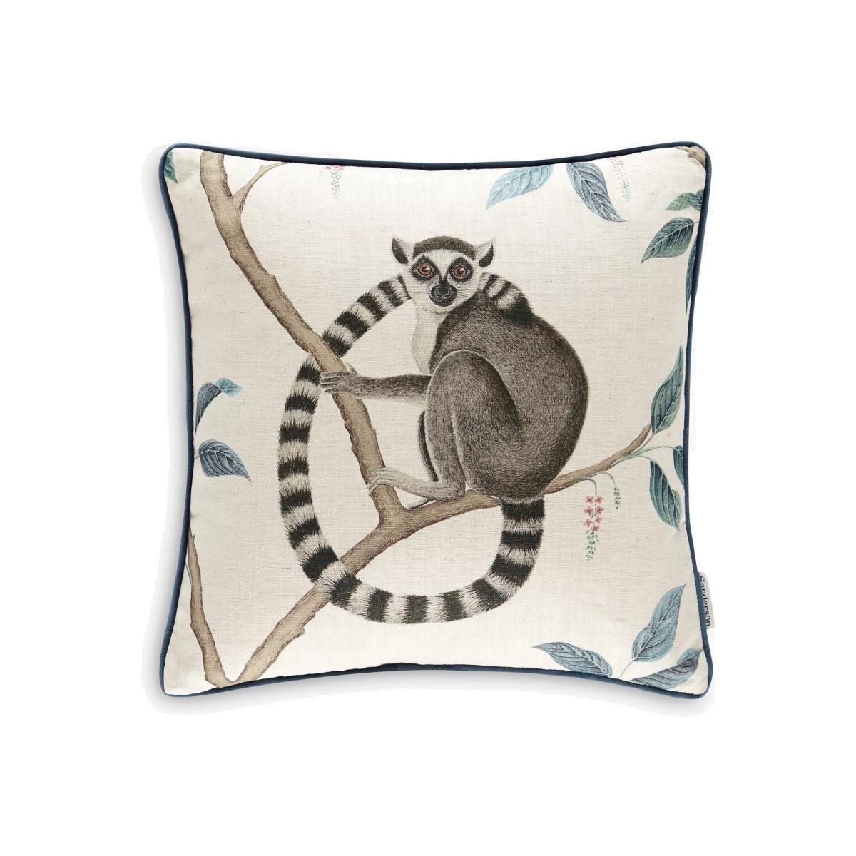 Sanderson Lemur Cushion, Blue – image 1