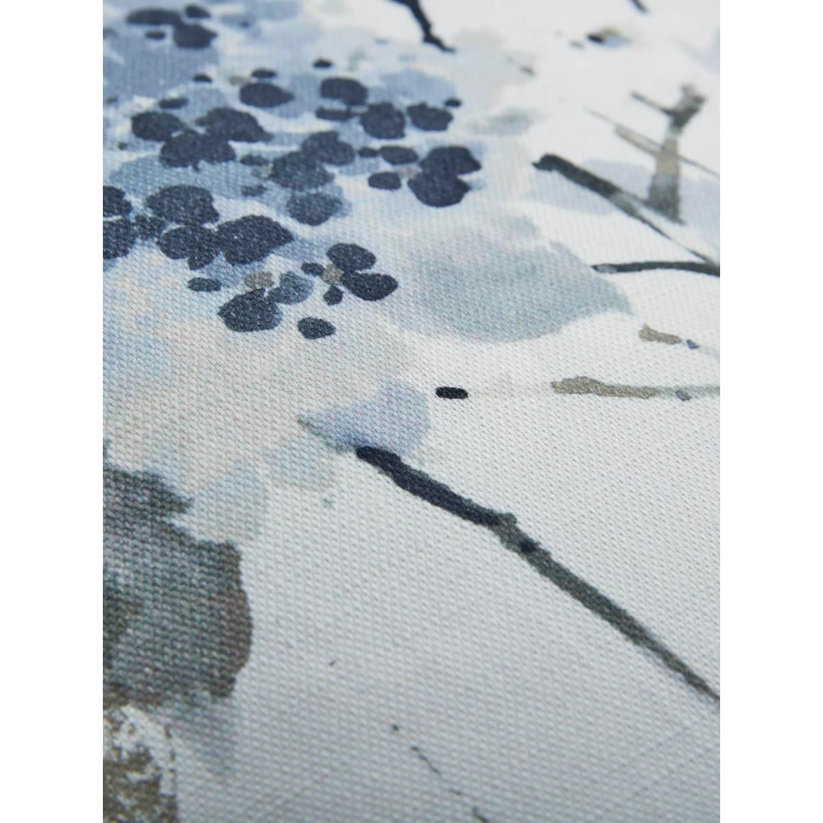Laura Ashley Pallington Bloom Square Cushion, Smoke Blue – image 3