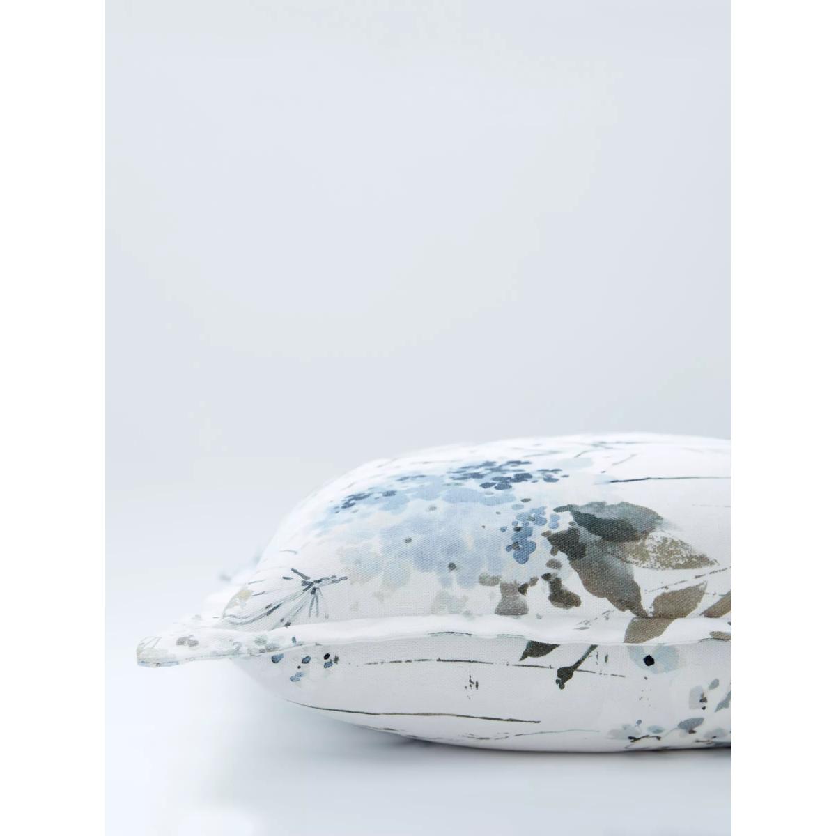 Laura Ashley Pallington Bloom Square Cushion, Smoke Blue – image 4