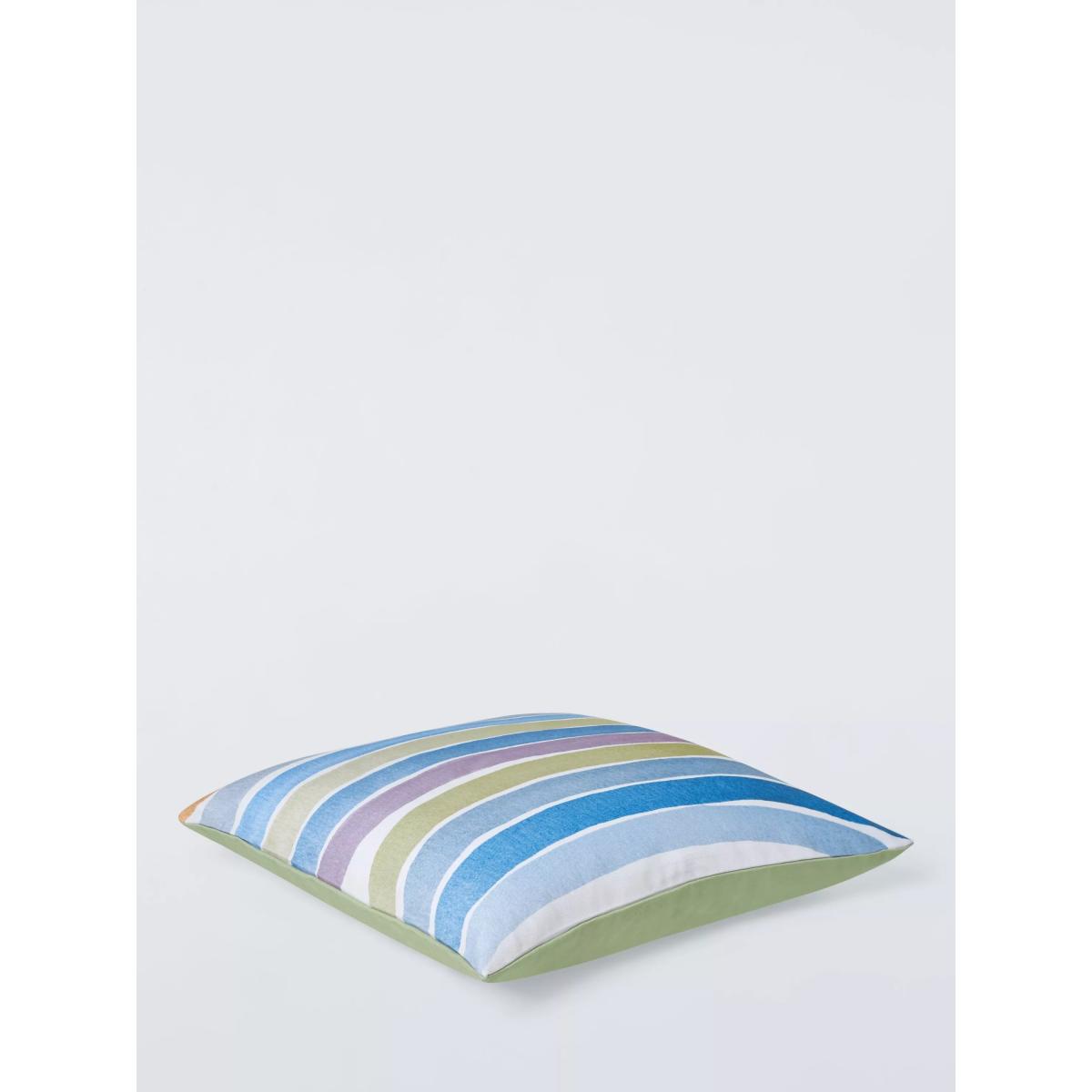 John Lewis Pool Stripe Indoor/Outdoor Cushion, Multi – image 3