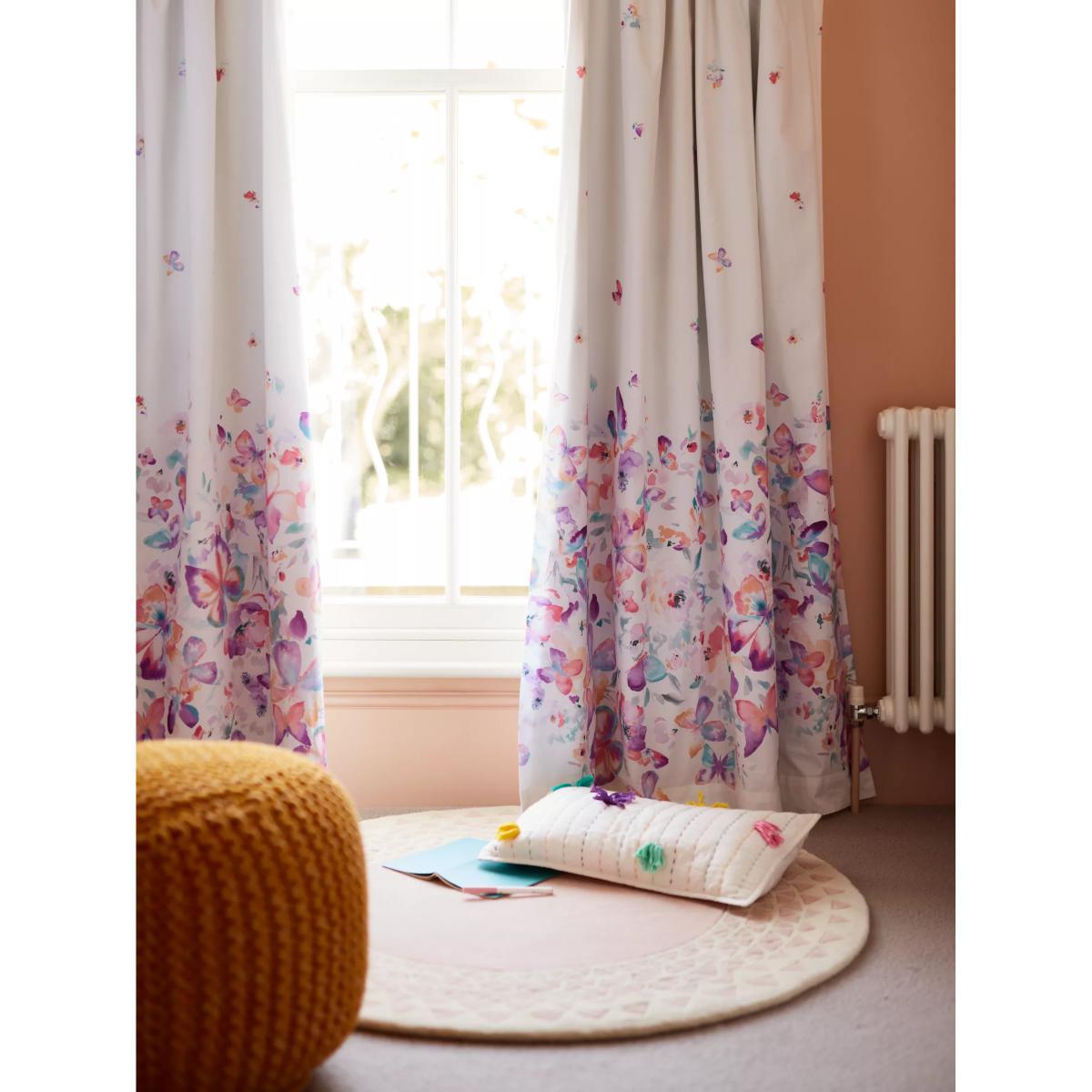little home at John Lewis Pom Pom Cushion, Multi – image 6