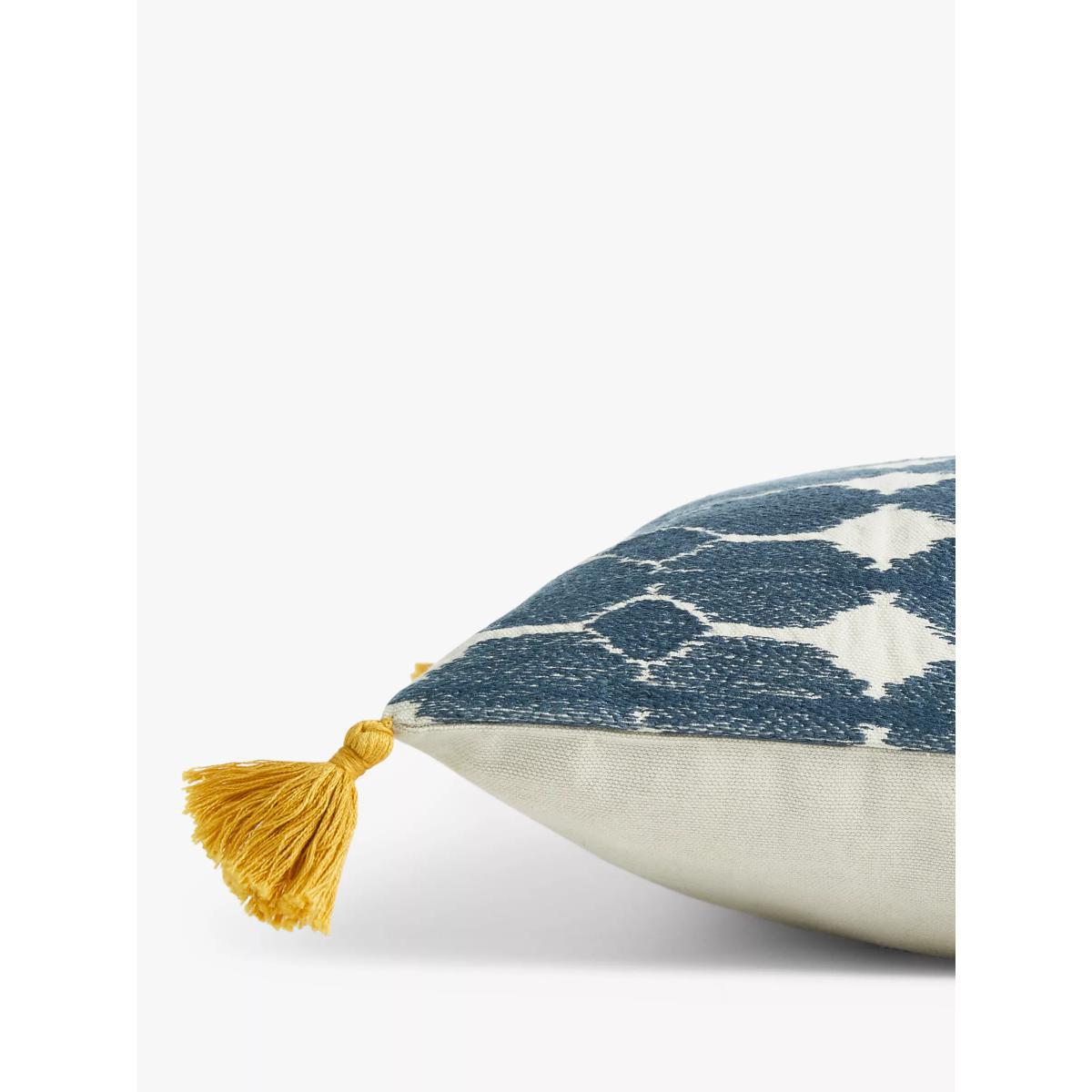 John Lewis & Partners Tassel Ikat Cushion – image 3