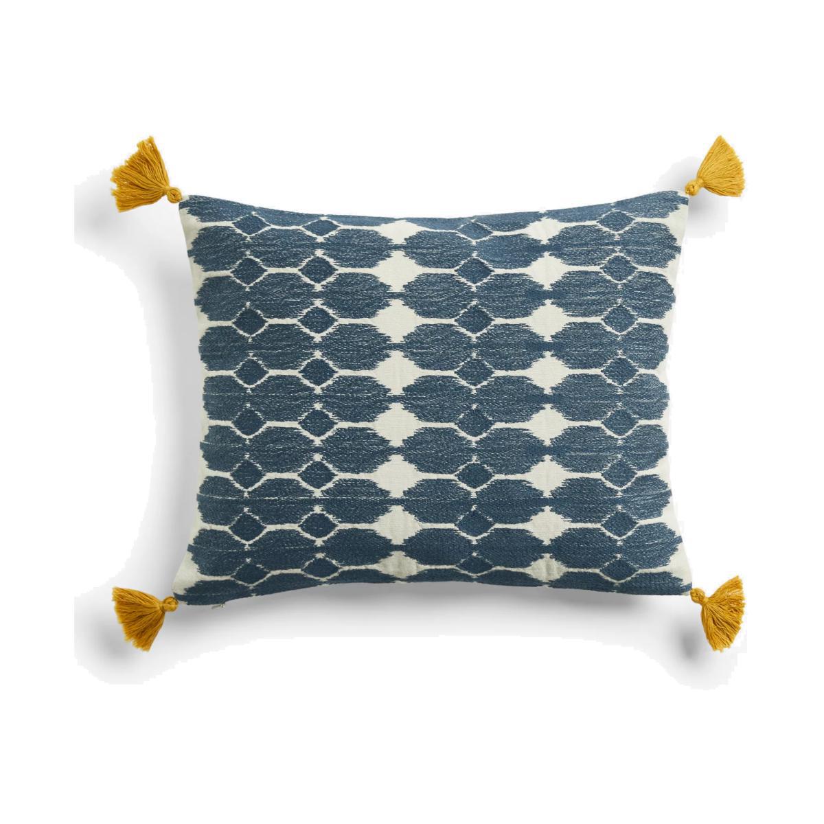 John Lewis & Partners Tassel Ikat Cushion – image 1